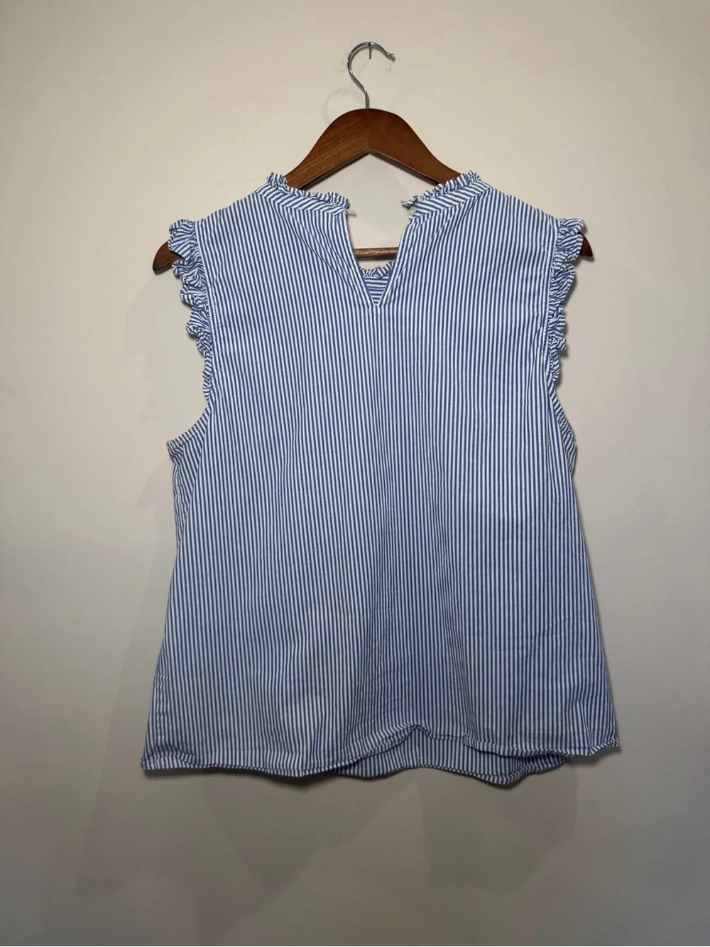 J. Crew Blue & White Striped Top 12